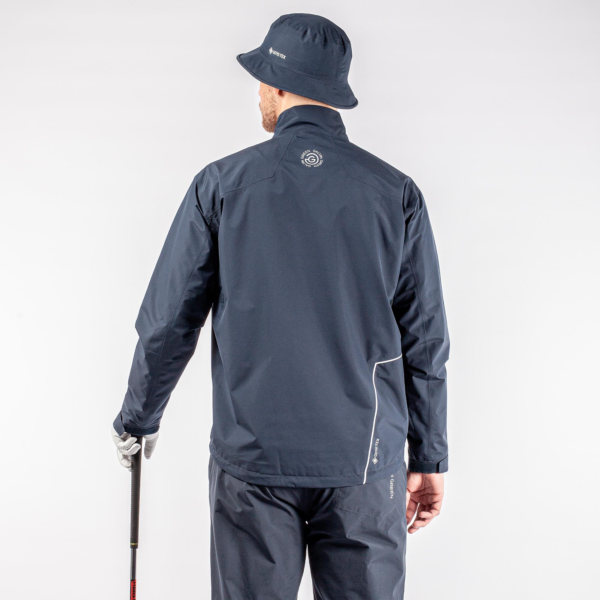 Galvin Green Axley Gore-Tex Mens Waterproof Golf Jacket Navy/Blue/White